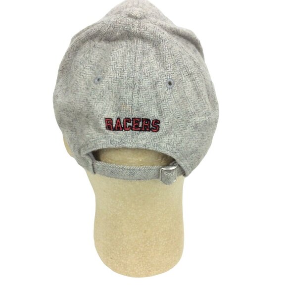 Akron Racers Fastpitch Softball Wool Gray Strapback Cap By The Game - Picture 3 of 6